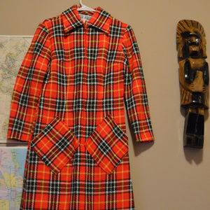 vintage plaid dress Mister Robert like new!